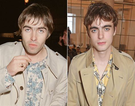 liam gallagher burberry|liam gallagher son lennon.